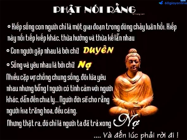 Những câu nói hay của Phật về tình yêu