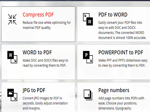 giảm dung lượng file PDF online 11
