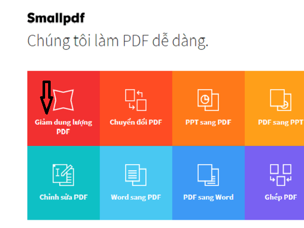 giảm dung lượng file PDF online 21