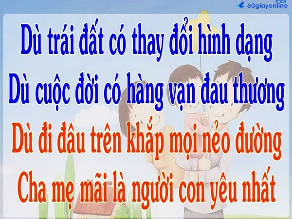 Những câu nói hay về cha mẹ