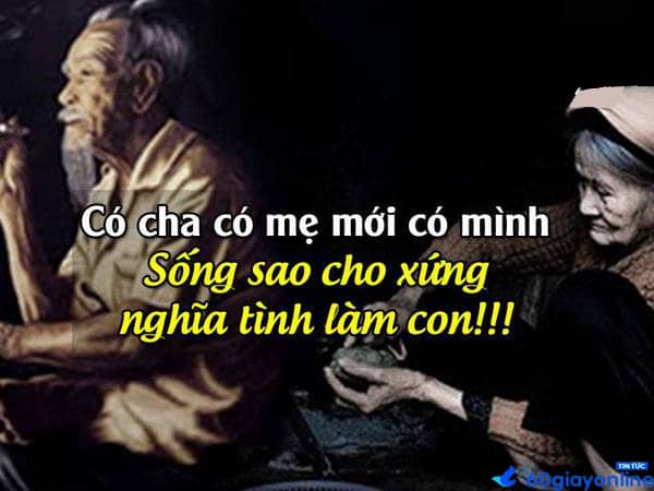 Những câu nói hay về cha mẹ