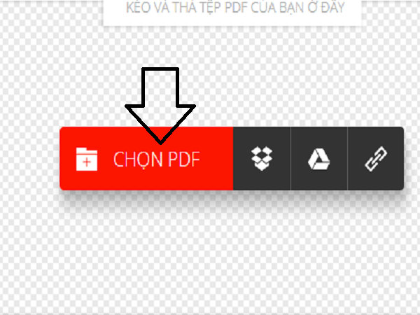 chọn file tải lên