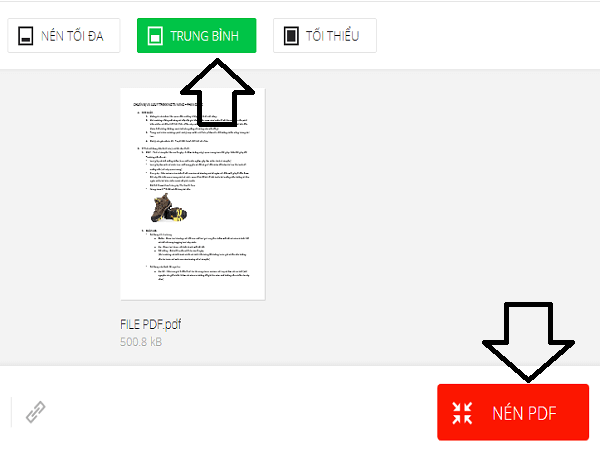 giảm dung lượng file PDF online 33
