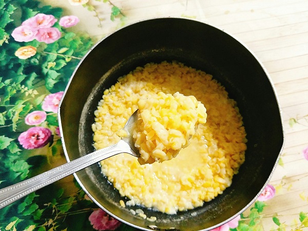 nấu đậu xanh làm kem