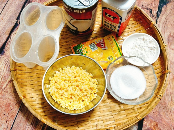 nguyên liệu cho kem đậu xanh