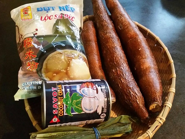 nguyên liệu nấu chè khoai mì