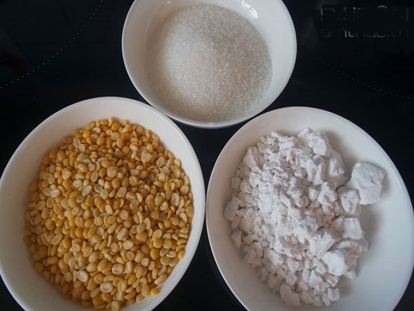nguyên liệu nấu chè sắn dây