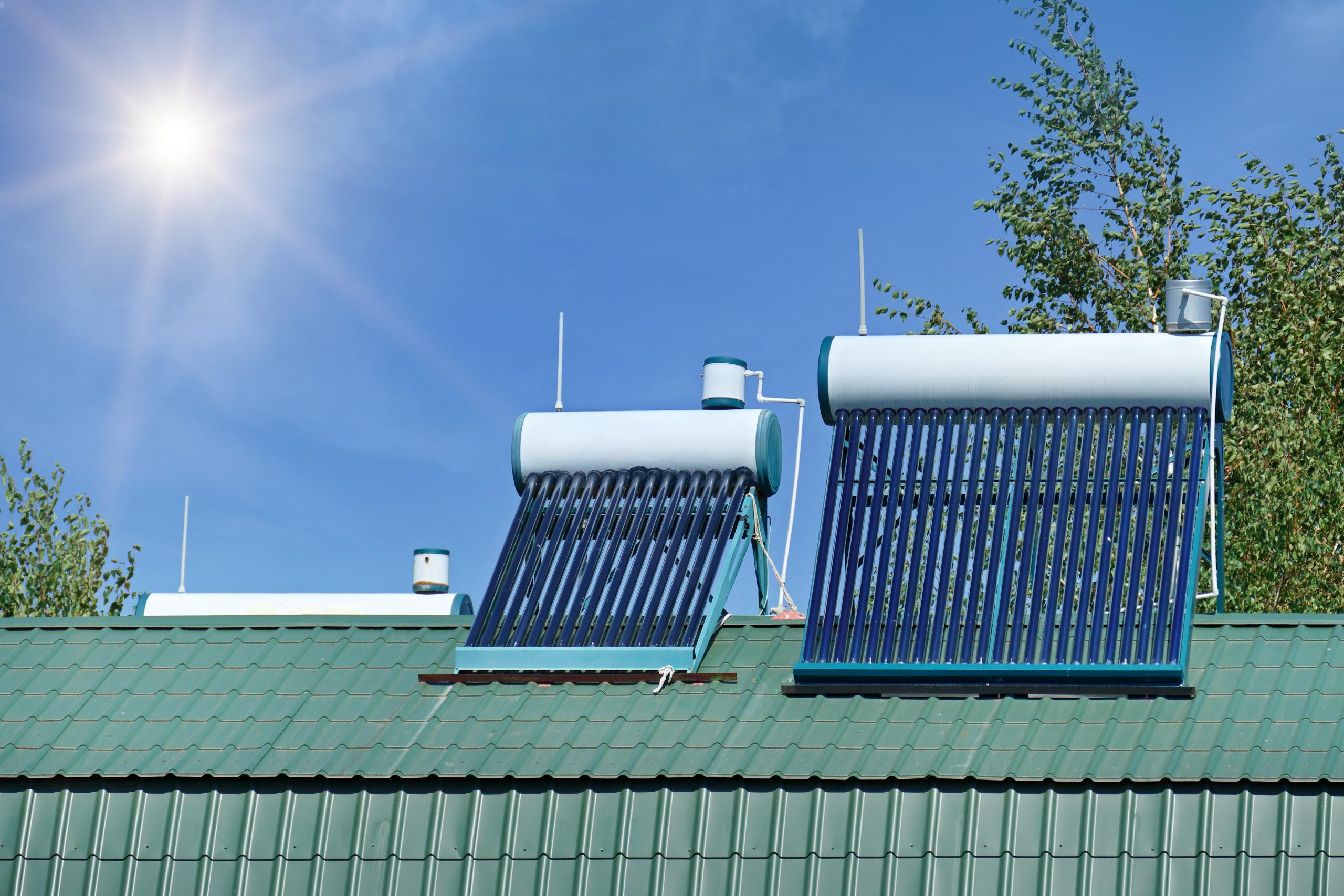 Hệ thống nước nóng năng lượng mặt trời có thể tích đa dạng